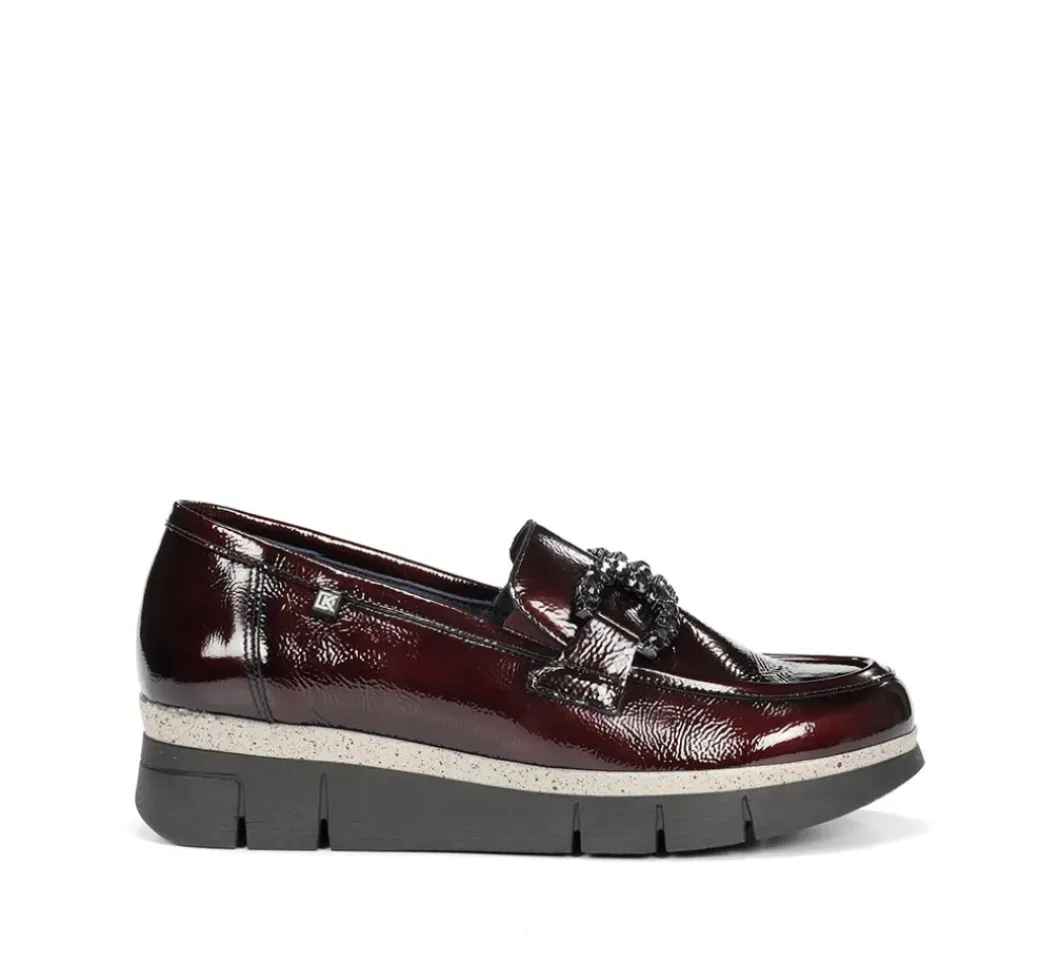 INDIA D9325 Mocasín Burdeos