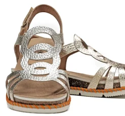 SPORT D9322 Sandalia Dorada