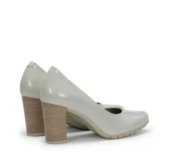 TIAN D8739 Zapato de Tacón Blanco
